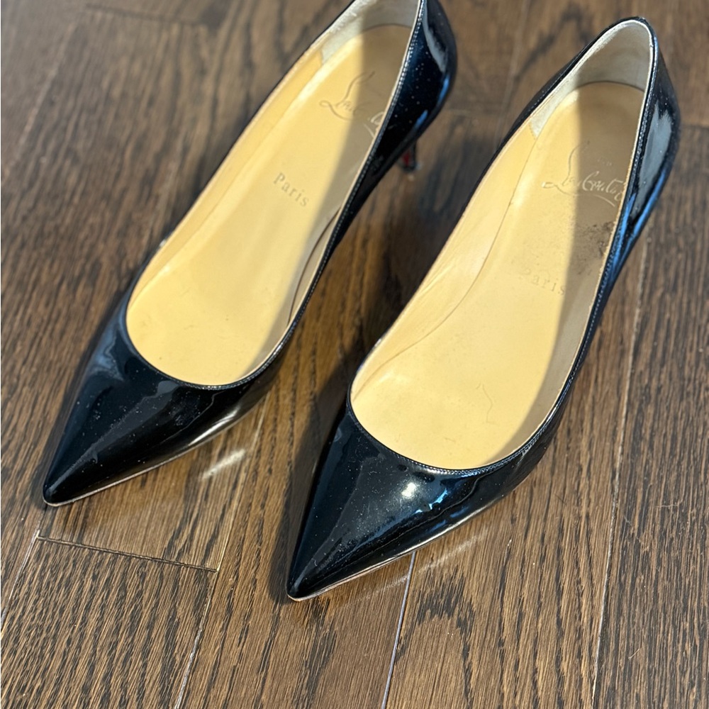 Christian Louboutin Black Patent Heels
